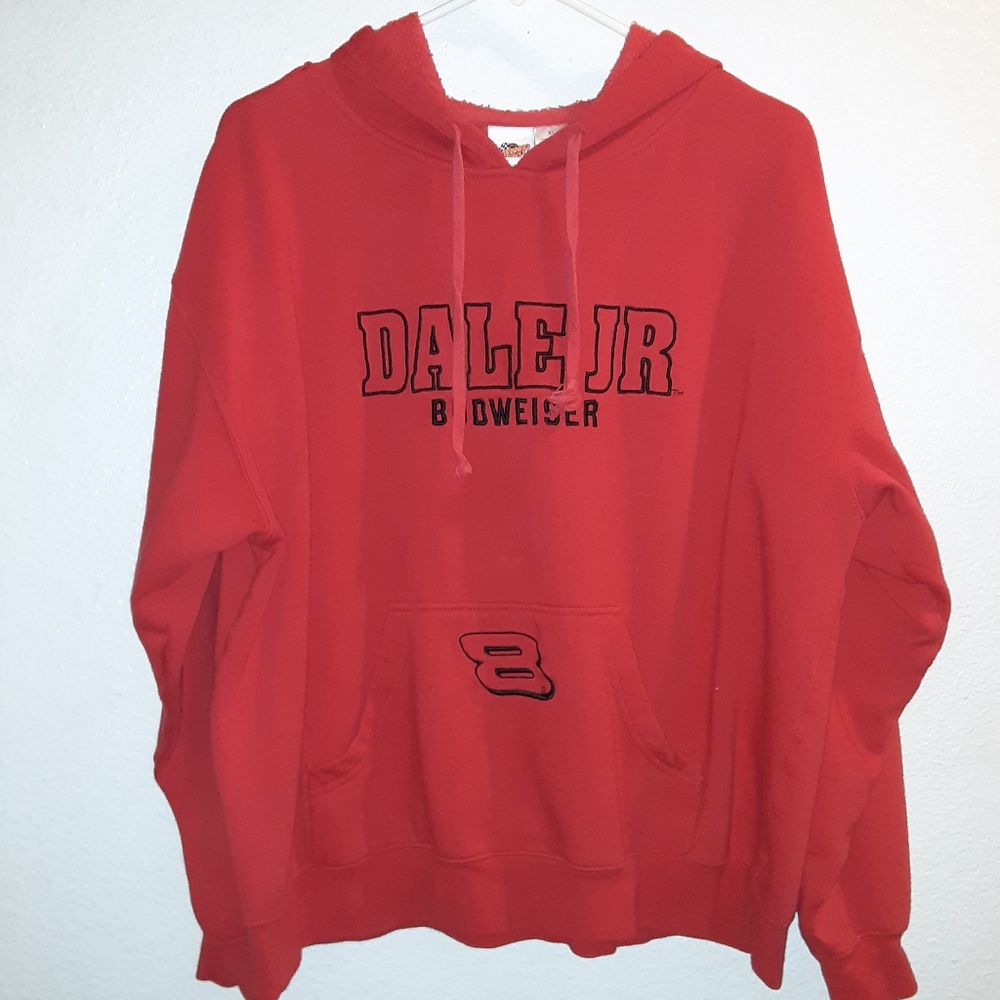 Winners Circle Dale Jr red pullover hoodie